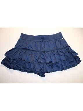 PINK Victoria's Secret Summer Fling Satin Ruffle Skort Coquette Tiered Skirt